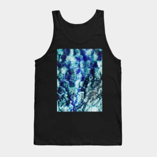 Abstract Blue Rounds Tank Top